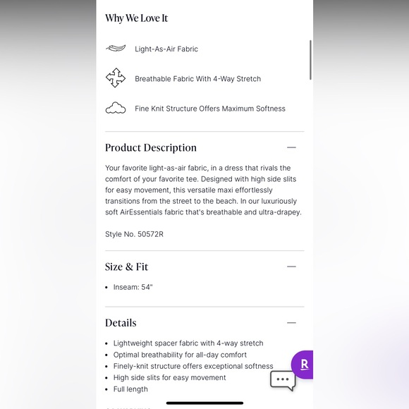 NWT SPANX AirEssentials® Maxi Dress - Picture 2 of 3